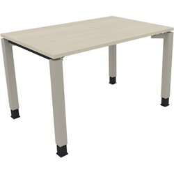 Neutralware 810029672 Schreibtisch 1200x800x680-820 4Fuß Quadrat si/Akazie hell