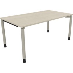 Neutralware 810040172 Schreibtisch 1600x900x680-820 4Fuß Rund si/Akazie hell