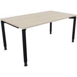 Neutralware 810040072 Schreibtisch 1600x900x680-820 4Fuß Rund an/Akazie hell