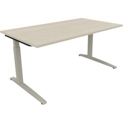 Neutralware 810025472 Schreibtisch 1600x900x650-850 Kufe Quadrat si/Akazie hell
