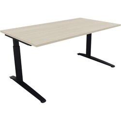 Neutralware 810025372 Schreibtisch 1600x900x650-850 Kufe Quadrat an/Akazie hell