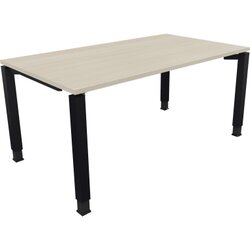 Neutralware 810032572 Schreibtisch 1600x900x680-820 4Fuß Quadrat an/Akazie hell