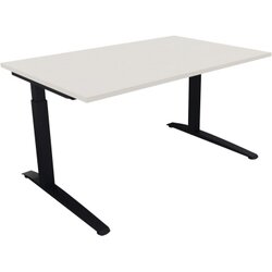 Neutralware 810024101 Schreibtisch 1400x900x650-850 Kufe Quadrat an/Weiß