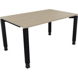 Neutralware 810031371 Schreibtisch 1400x900x680-820 4Fuß Quadrat an/Eiche Natur