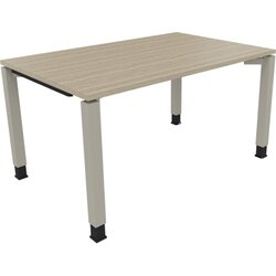 Neutralware 810031471 Schreibtisch 1400x900x680-820 4Fuß Quadrat si/Eiche Natur