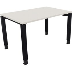 Neutralware 810029501 Schreibtisch 1200x800x680-820 4Fuß Quadrat an/Weiß