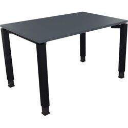Neutralware 810029582 Schreibtisch 1200x800x680-820 4Fuß Quadrat an/Lavagrau