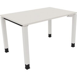 Neutralware 810029701 Schreibtisch 1200x800x680-820 4Fuß Quadrat ws/Weiß
