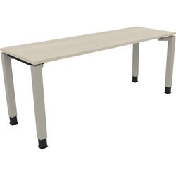 Neutralware 810033272 Schreibtisch 1800x600x680-820 4Fuß Quadrat si/Akazie hell