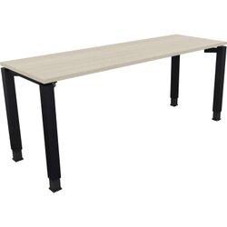 Neutralware 810033172 Schreibtisch 1800x600x680-820 4Fuß Quadrat an/Akazie hell