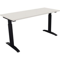 Neutralware 810023201 Schreibtisch 1400x600x650-850 Kufe Quadrat an/Weiß