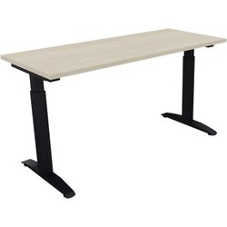 Neutralware 810023272 Schreibtisch 1400x600x650-850 Kufe Quadrat an/Akazie hell