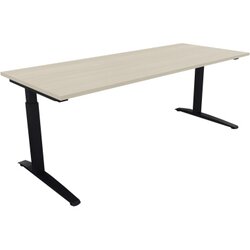 Neutralware 810028072 Schreibtisch 2000x800x650-850 Kufe Quadrat an/Akazie hell