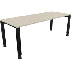 Neutralware 810035272 Schreibtisch 2000x800x680-820 4Fuß Quadrat an/Akazie hell
