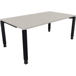 Neutralware 810032881 Schreibtisch 1800x1000x680-820 4Fuß Quadrat an/Lichtgrau