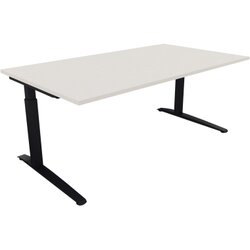 Neutralware 810025601 Schreibtisch 1800x1000x650-850 Kufe Quadrat an/Weiß