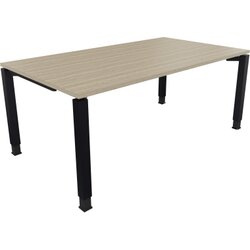 Neutralware 810032871 Schreibtisch 1800x1000x680-820 4Fuß Quadrat an/Eiche Natur