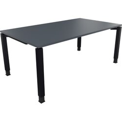 Neutralware 810032882 Schreibtisch 1800x1000x680-820 4Fuß Quadrat an/Lavagrau
