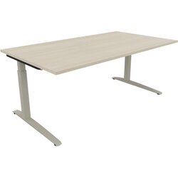 Neutralware 810025772 Schreibtisch 1800x1000x650-850 Kufe Quadrat si/Akazie hell