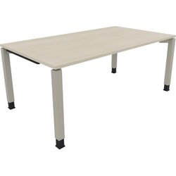 Neutralware 810032972 Schreibtisch 1800x1000x680-820 4Fuß Quadrat si/Akazie hell