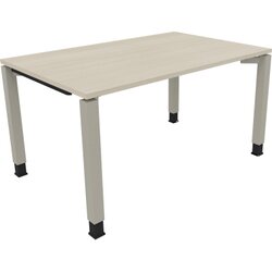 Neutralware 810031472 Schreibtisch 1400x900x680-820 4Fuß Quadrat si/Akazie hell