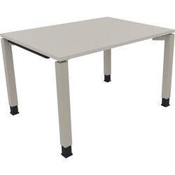 Neutralware 810029981 Schreibtisch 1200x900x680-820 4Fuß Quadrat si/Lichtgrau