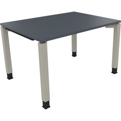 Neutralware 810029982 Schreibtisch 1200x900x680-820 4Fuß Quadrat si/Lavagrau
