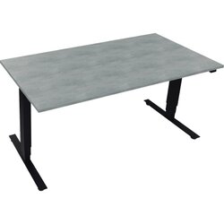 Neutralware 810046083 Schreibtisch 1600x800x625-1285 Kufe klappbar an/Beton