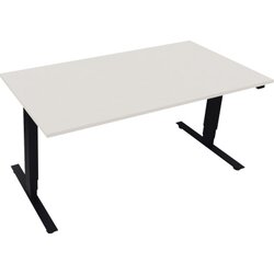 Neutralware 810046001 Schreibtisch 1600x800x625-1285 Kufe klappbar an/Weiß