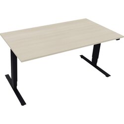 Neutralware 810046072 Schreibtisch 1600x800x625-1285 Kufe klappbar an/Akazie
