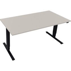 Neutralware 810046081 Schreibtisch 1600x800x625-1285 Kufe klappbar an/Lichtgrau