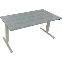 Neutralware 810046183 Schreibtisch 1600x800x625-1285 Kufe klappbar si/Beton