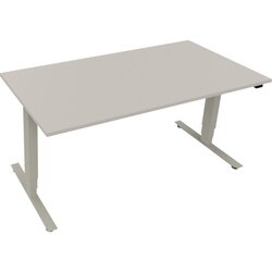 Neutralware 810046181 Schreibtisch 1600x800x625-1285 Kufe klappbar si/Lichtgrau