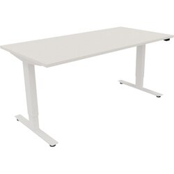 Neutralware 810046201 Schreibtisch 1600x800x625-1285 Kufe klappbar ws/Weiß