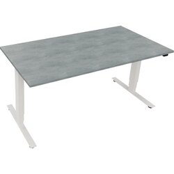 Neutralware 810046283 Schreibtisch 1600x800x625-1285 Kufe klappbar ws/Beton