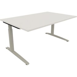 Neutralware 810024501 Schreibtisch 1600x1000x650-850 Kufe Quadrat si/Weiß
