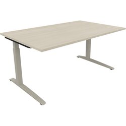 Neutralware 810024572 Schreibtisch 1600x1000x650-850 Kufe Quadrat si/Akazie hell