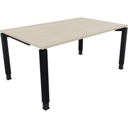 Neutralware 810031672 Schreibtisch 1600x1000x680-820 4Fuß Quadrat an/Akazie hell