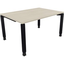Neutralware 810030172 Schreibtisch 1400x1000x680-820 4Fuß Quadrat an/Akazie hell