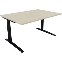 Neutralware 810022972 Schreibtisch 1400x1000x650-850 Kufe Quadrat an/Akazie hell