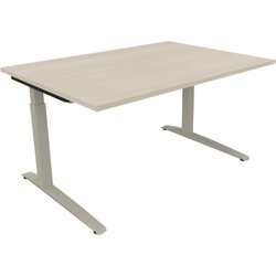 Neutralware 810023072 Schreibtisch 1400x1000x650-850 Kufe Quadrat si/Akazie hell