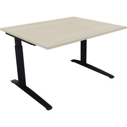 Neutralware 810021472 Schreibtisch 1200x1000x650-850 Kufe Quadrat an/Akazie hell