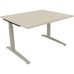 Neutralware 810021572 Schreibtisch 1200x1000x650-850 Kufe Quadrat si/Akazie hell