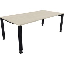 Neutralware 810034372 Schreibtisch 2000x1000x680-820 4Fuß Quadrat an/Akazie hell