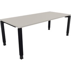 Neutralware 810035581 Schreibtisch 2000x900x680-820 4Fuß Quadrat an/Lichtgrau