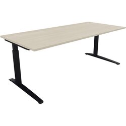 Neutralware 810028372 Schreibtisch 2000x900x650-850 Kufe Quadrat an/Akazie hell