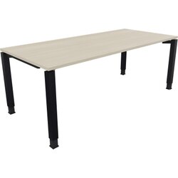 Neutralware 810035572 Schreibtisch 2000x900x680-820 4Fuß Quadrat an/Akazie hell