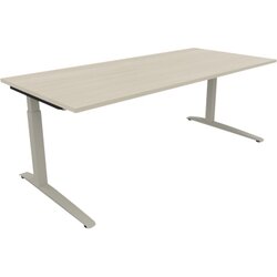 Neutralware 810028472 Schreibtisch 2000x900x650-850 Kufe Quadrat si/Akazie hell