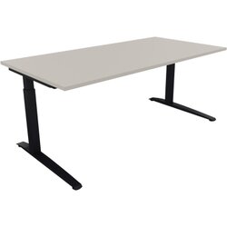 Neutralware 810026881 Schreibtisch 1800x900x650-850 Kufe Quadrat an/Lichtgrau