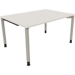 Neutralware 810037401 Schreibtisch 1400x1000x680-820 4Fuß Rund si/Weiß